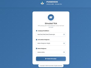 Simulasi TKA: Link, Cara, Jadwal, dan Ketentuan Mapel