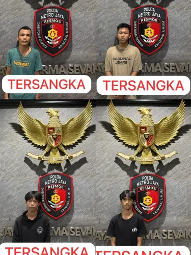 Komplotan begal sadis di Depok ditangkap Polda Metro Jaya.
