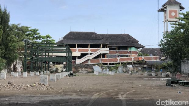 Kondisi pembangunan TKP Ketandan, Selasa (12/8/2025).