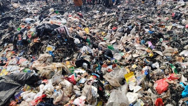 Lokasi operator alat berat tewas tertimbun di TPAS Galuga Bogor (Dok Polsek Cibungbulang)