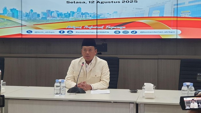 Menteri Agraria dan Tata Ruang/Kepala Badan Pertanahan Nasional (ATR/BPN) Nusron Wahid