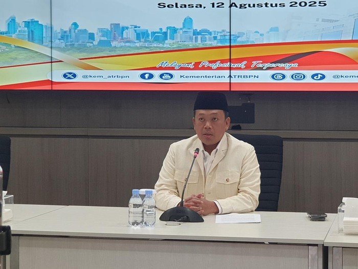Menteri Agraria dan Tata Ruang/Kepala Badan Pertanahan Nasional (ATR/BPN) Nusron Wahid