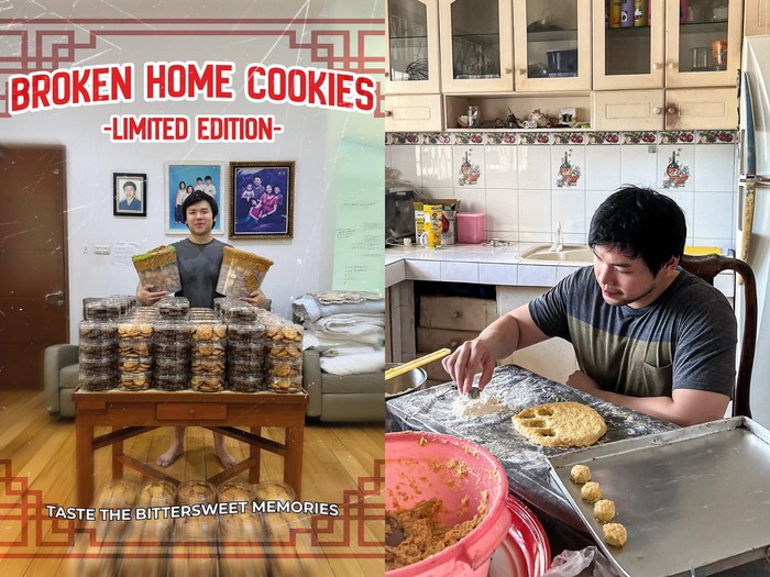 Nicholas Sean jualan cookies
