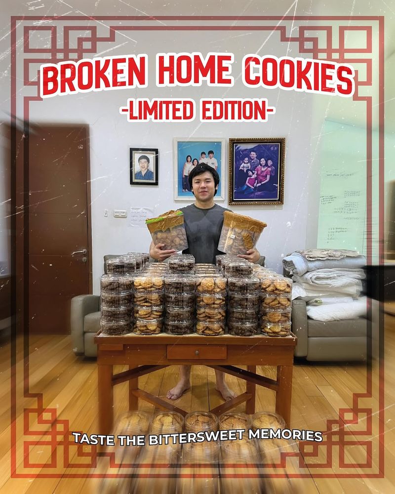 Nicholas Sean jualan cookies