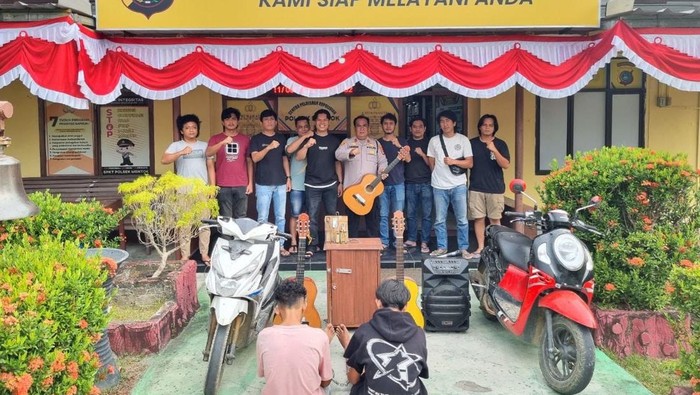 Pelaku berhasil diamankan polisi.
