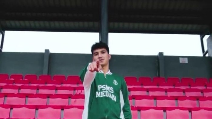 Pemain baru PSMS Medan Zikri Ferdiansyah. (Instagram PSMS Medan)