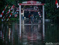 Penampakan Banjir di Rawalumbu Bekasi