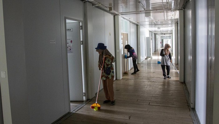 Foto udara kawasan kompleks gedung Rumah Sakit Khusus Infeksi (RSKI) Pulau Galang, Batam, Kepulauan Riau, Selasa (12/8/2025). Pemerintah mempersiapkan RSKI Pulau Galang tersebut untuk memberikan layanan medis bagi sekitar 2.000 warga Gaza yang menjadi korban perang. ANTARA FOTO/Teguh Prihatna/YU