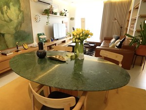 Foto: Potret Rumah Bujang Aghniny Haque, Estetis Bernuansa Tropis Minimalis