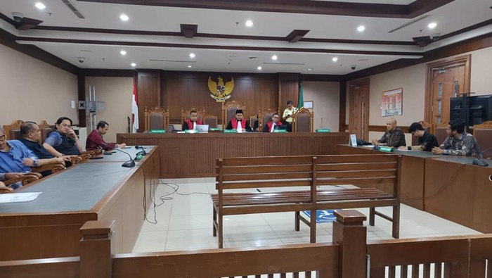 Sidang gugatan eks Wamendes vs Roy Suryo (Anggi/detikcom)