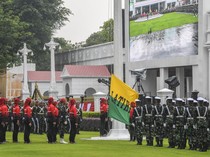 Suasana Gladi Kotor Jelang HUT ke-80 RI di Istana Merdeka