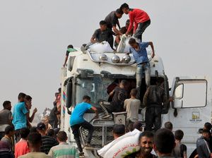 Video: Israel Tolak Ribuan Truk Logistik Bantuan Masuk ke Gaza