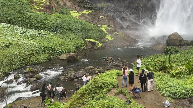 Wisata air terjun di Desa Belitar Seberang, Bengkulu