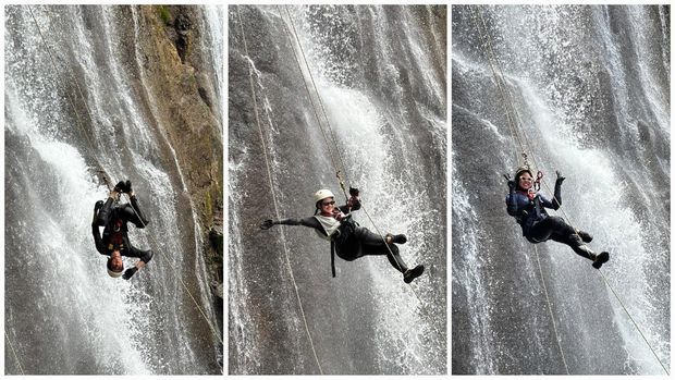 Wisata canyoneering di Desa Belitar Seberang, Bengkulu
