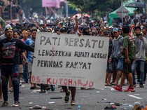 Aksi Ribuan Warga Pati Tuntut Bupati Sudewo Mundur