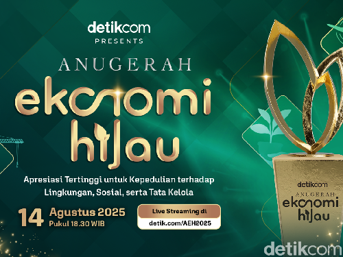 Saksikan Sekarang! Anugerah Ekonomi Hijau Live di detikcom