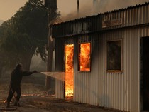 Api Kebakaran Hutan di Yunani Menjalar ke Permukiman Warga