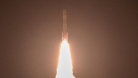 NTS-3 akan berada di orbit geostasioner sekitar 35.786 kilometer dan melakukan uji coba peningkatan sistem navigasi agar lebih tangguh terhadap gangguan dan ancaman siber. REUTERS/Steve Nesius