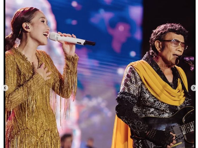 Ayu Ting Ting Kalem di Depan Rhoma, Lepas Kendali saat Sang Raja Cabut
