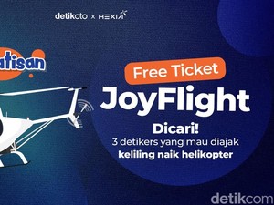 Dicari! 3 detikers Yang Mau Diajak Keliling Naik Helikopter!