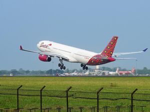 Viral Penumpang Batik Air Coba Rusak Area Pintu Darurat, Berakhir Diamankan di India