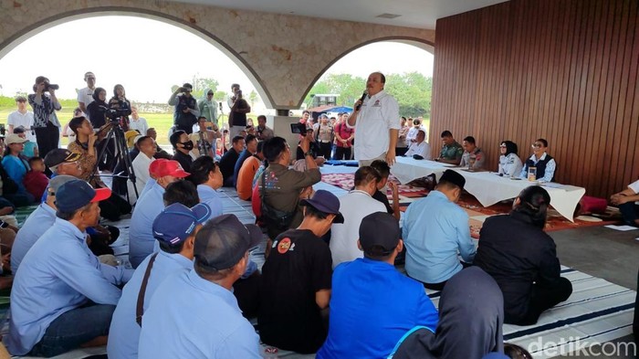 Deklarasi menolak KJA di Pantai Timur Pangandaran.