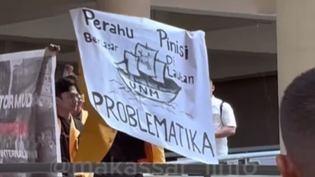Demo BEM UNM saat PKKMB.