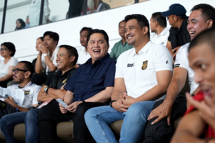 Erick Thohir dan Bobby Nasution