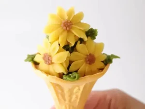 Cantik! Es Krim Bentuk Bunga Jadi Sensasi Baru di Jepang