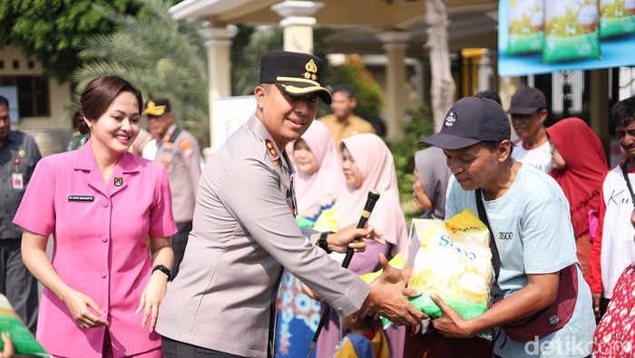 Gerakan pangan murah Polres Kediri
