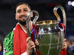 Gianluigi Donnarumma menjadi salah satu pilar penting PSG saat menjuarai Liga Champions. Kiper asal Italia itu jadi pembeda yang mengantar PSG ke final. Foto: Getty Images/Image Photo Agency