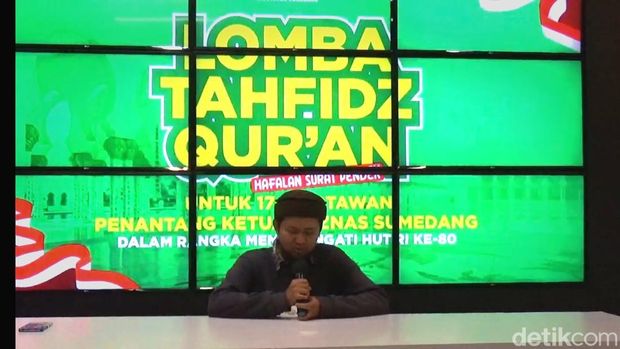 Lomba hafalan surat AT-Takasur semarakkan HUT ke-80 Republik Indonesia di Sumedang.