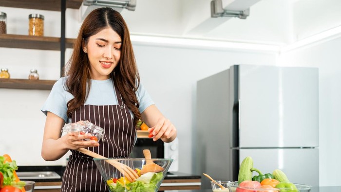 Ilustrasi Makanan Diet