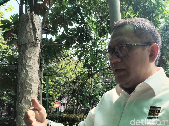 Firman Taufik saat ditemui usai acara konpers 13 Asosiasi Haji dan Umrah di Jakarta Pusat, Rabu (13/8/2025).