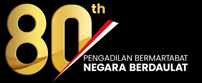 Logo HUT ke-80 Mahkamah Agung