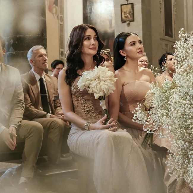 8 Gaya Memukau Luna Maya & Raline Shah Jadi Bridesmaid Millane Fernandez
