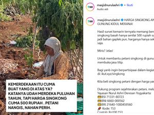 Harga Singkong Anjlok, Masjid Nurul Ashri Borong 15 Ton Bantu Petani Gunung Kidul