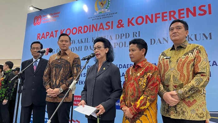 Menko Infrastruktur dan Pembangunan Kewilayahan Agus Harimurti Yudhoyono (Anggi/detikcom)