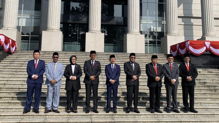 Para hakim MK (Mulia/detikcom)