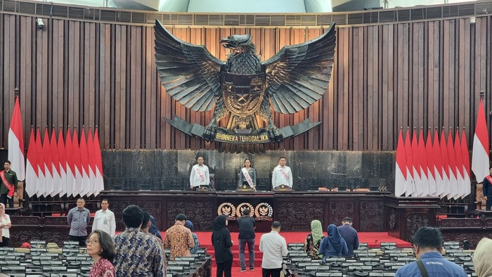 Persiapan sidang tahunan MPR (Anggi/detikcom)