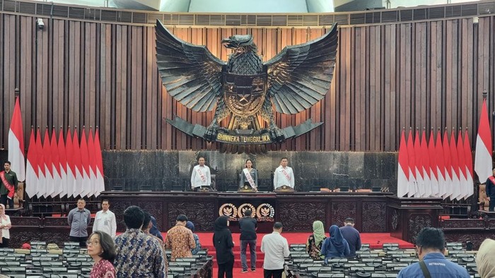 Persiapan sidang tahunan MPR (Anggi/detikcom)