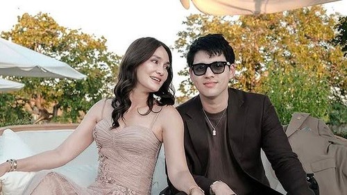 Potret Luna Maya dan Maxime Bouttier