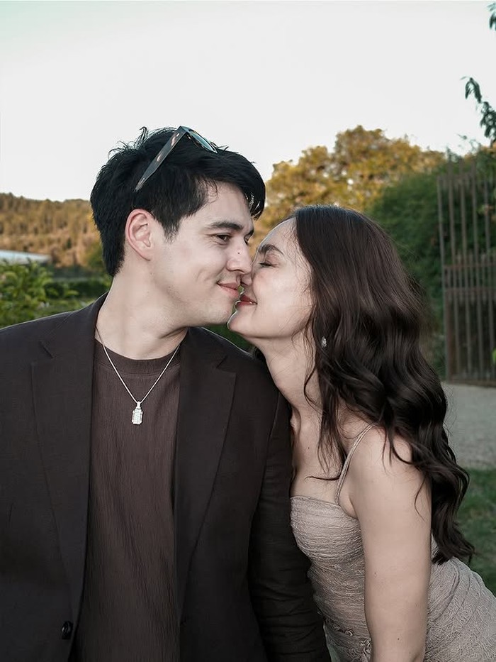 Potret Luna Maya dan Maxime Bouttier