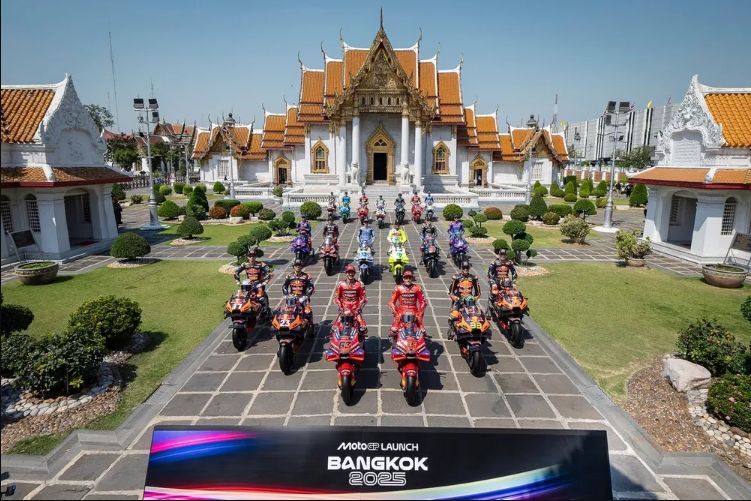 Presentasi MotoGP 2025 di Bangkok.
