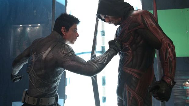 Cuplikan adegan dalam film Ra One (2011).