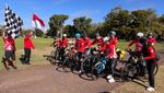 Ratusan Peserta Meriahkan Gowes Kemerdekaan di San Fransisco