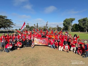 Gowes 50 Km Jadi Pembuka Perayaan Kemerdekaan di Negeri Paman Sam