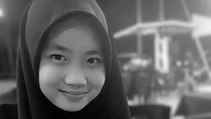 An undated photograph of Zara Qairina Mahathir shared on social media.
