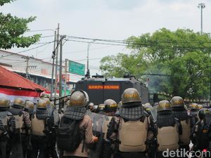 Polresta Pati Patsus Oknum Anggota yang Pukul Demonstran