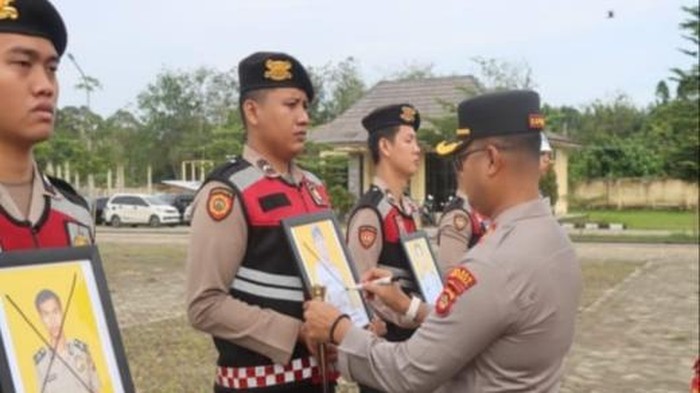 Empat anggita Polres Muratara dipecat dengan tidak hormat